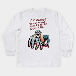 George Romero Tribute Kids Long Sleeve T-Shirt